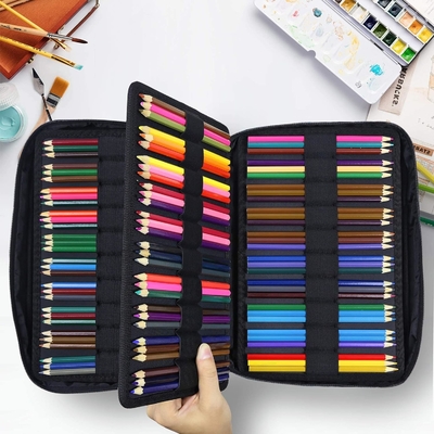 300 Slots Color Pencil Case - Οργανωτής Κεφαλαίου Πένας με Handy Wrap &amp; Zipper, Πολυεπίπεδο Κρατήρα για Prismacolor Color Pen
