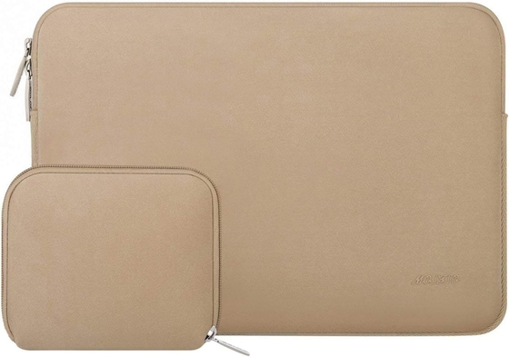 Εγγύωμα φορητού υπολογιστή Συμβατό με MacBook Air/Pro, 13-13.3 ιντσών Λογισμικό, Neoprene τσάντα με μικρή θήκη, Apricot