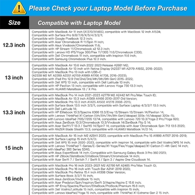 Εγγύωμα φορητού υπολογιστή Συμβατό με MacBook Air/Pro, 13-13.3 ιντσών Λογισμικό, Neoprene τσάντα με μικρή θήκη, Apricot