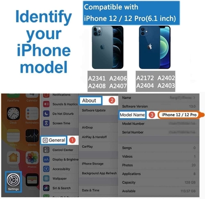iPhone 12 Pro/iPhone 12 πορτοφόλι με θήκη, βαλίτσα με φερμουάρ, βραχιόλι, θήκη πορτοφόλι με προστασία RFID -