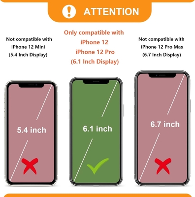 iPhone 12/12 Pro crossbody τσάντα, RFID προστατευμένο PU δερμάτινο λουρί στήριγμα με κάρτα slot Split τσάντα καρπό λουρί lanyard