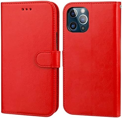 Συμβατό με το iPhone 12/Pro πορτοφόλι με κάρτα κάρτα PU δερμάτινο στερεό-αποπληκτική ζώνη καρπού clamshell 6,1 ιντσών