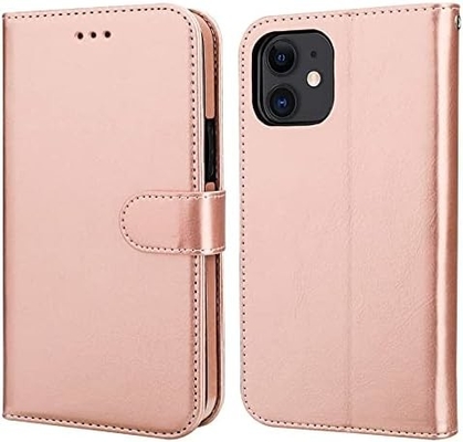 Συμβατό με το iPhone 12/Pro πορτοφόλι με κάρτα κάρτα PU δερμάτινο στερεό-αποπληκτική ζώνη καρπού clamshell 6,1 ιντσών