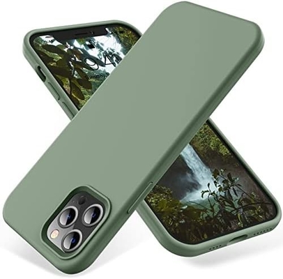 Κεφάλαιο iPhone 12 Pro Max, Προστασία στρατιωτικής ποιότητας, Σιλικόνη ανθεκτική σε κρούσματα, Αντι-αποτυπώματα & Αντι-γλιστ, Κεφάλαιο τηλεφώνου