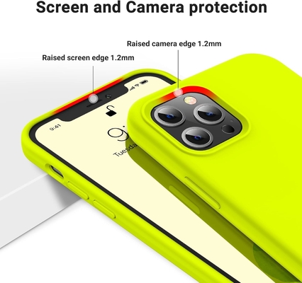 Κεφάλαιο iPhone 12 Pro Max, Προστασία στρατιωτικής ποιότητας, Σιλικόνη ανθεκτική σε κρούσματα, Αντι-αποτυπώματα & Αντι-γλιστ, Κεφάλαιο τηλεφώνου