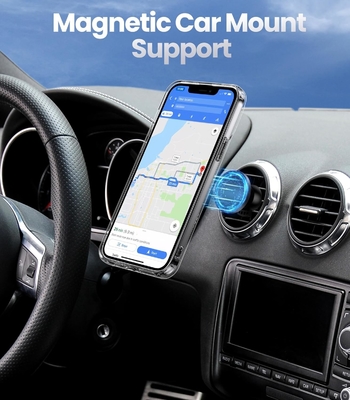 Ασπίδες για το iPhone 12 Pro Max Κεφάλαιο με Στάδιο, Κεφάλαιο τηλεφώνου Διαφανές με Κρατητή Διπλού Δαχτυλιδιού