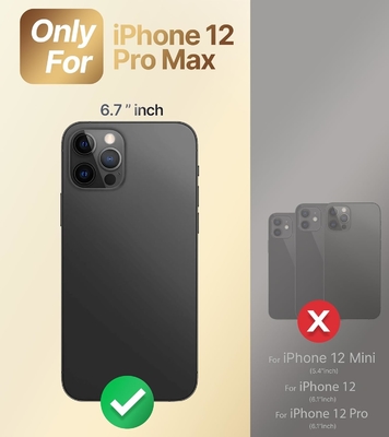 iPhone 12 Pro Max Θήκη με στεφάνη, Θήκη τηλεφώνου με διπλό δακτυλίδι Kickstand, Γυναίκες Κορίτσια Bling πολυτελή προστατευτική θήκη ακούει