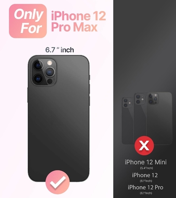 Κεφάλαιο iPhone 12 Pro Max Δαχτυλίδι, λουλούδι ζωγραφικής με λάδι Πλούσιο ρετρό λουλούδι χαριτωμένο κυματοειδές πλαίσιο Κεφάλαιο τηλεφώνου γυναικείου κοριτσιού