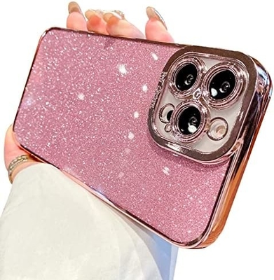 Διαφανές σχεδιασμό θήκης iPhone 12 Pro Max, ενσωματωμένο λάμψη πολυτελή γυαλιστερό χαρτί, pop και όμορφο