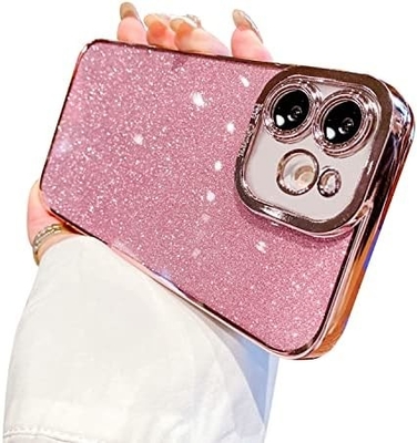Διαφανές σχεδιασμό θήκης iPhone 12 Pro Max, ενσωματωμένο λάμψη πολυτελή γυαλιστερό χαρτί, pop και όμορφο