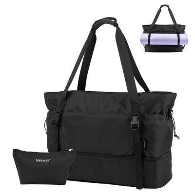 Γυναικείο ταξιδιωτικό σακίδιο για ταξίδια, τσάντα, σακίδιο, με θάλαμο παπουτσιών και υγρή τσέπη, τσάντα μαγιό γιόγκα, τσάντα διανυκτέρευσης Σαββατοκύριακου