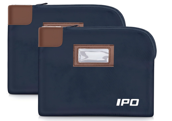 IPO Αδιάβροχη τσάντα με κλειδί κλειδαριού, 2 πακέτα τσάντα χρημάτων τράπεζα τσάντα καταθέσεων, 11 x 8,6 ίντσες, ανδρικά και γυναικεία εξαρτήματα κλειδαριού τσάντα για μετρητά, φορητή τσάντα ταξιδιωτικών χρημάτων προστατεύει διαβατήρια, πολύτιμα αντικείμενα