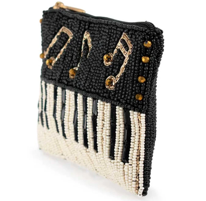 Παίξτε το ξανά Coin Purse Εντυπωσιακή τσάντα με κέρματα πεταλούδας με έντονα λουλουδάτα μοτίβα παιχνιδιάρικο μπρελόκ με φούντα και κλείσιμο με φερμουάρ, ιδανικό για μικρά απαραίτητα