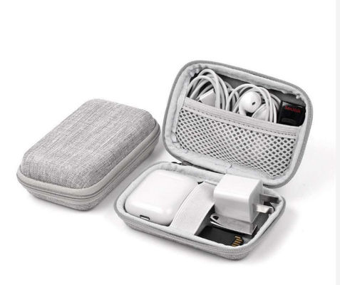 Αδιάβροχες Μίνι Σκληρές Ταξιδιωτικές Θήκες EVA με Φερμουάρ, Βελούδινη Επένδυση και Πολλαπλές Επιλογές Υλικού για Ακουστικά