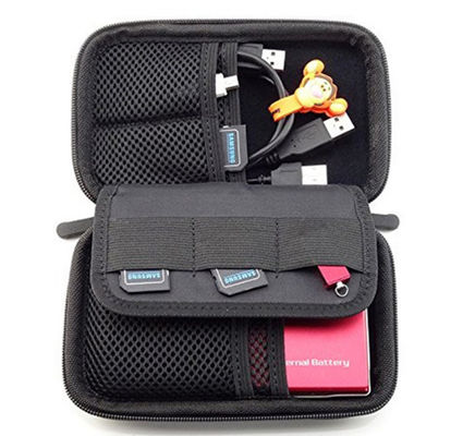 Φορητή ανθεκτική θήκη αποθήκευσης EVA Ανερό αδιάβροχη προστατευτική τσάντα κουτί σχεδιασμένη για ακουστικά Ηλεκτρονικές συσκευές