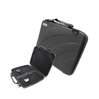 Μαύρο PU δερμάτινο EVA Shockproof Laptop Sleeve Για Macbook Air EVA Μαύρο PU δερμάτινο Shockproof EVA Προστατευτικό πορτοφόλι νταμπιούτ