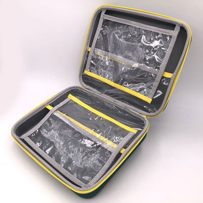 Ιατρικό Κιτ Πρώτων Βοηθειών με Σκληρή Θήκη EVA με Λουράκι Διχτυωτής Τσέπης και Μεταλλικό Κρίκο Φερμουάρ για Ασφαλή Αποθήκευση