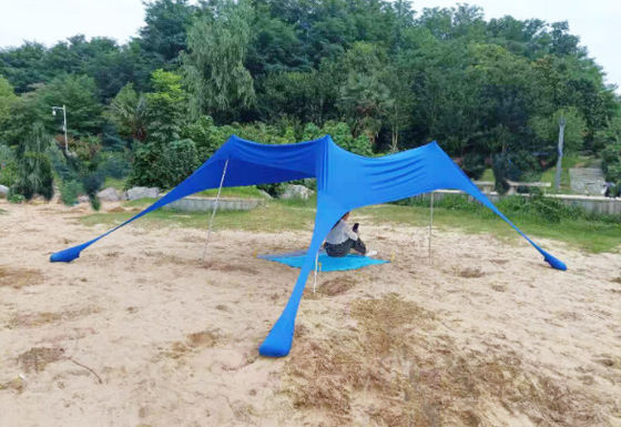 Sunshade υπεριώδους απόδειξης 180GSM Lycra σκηνή UPF 50+ παραλιών